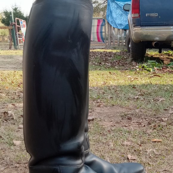 Petrie Elegance Dressage Boot black dress boots size 6.5 slim - Picture 9 of 9